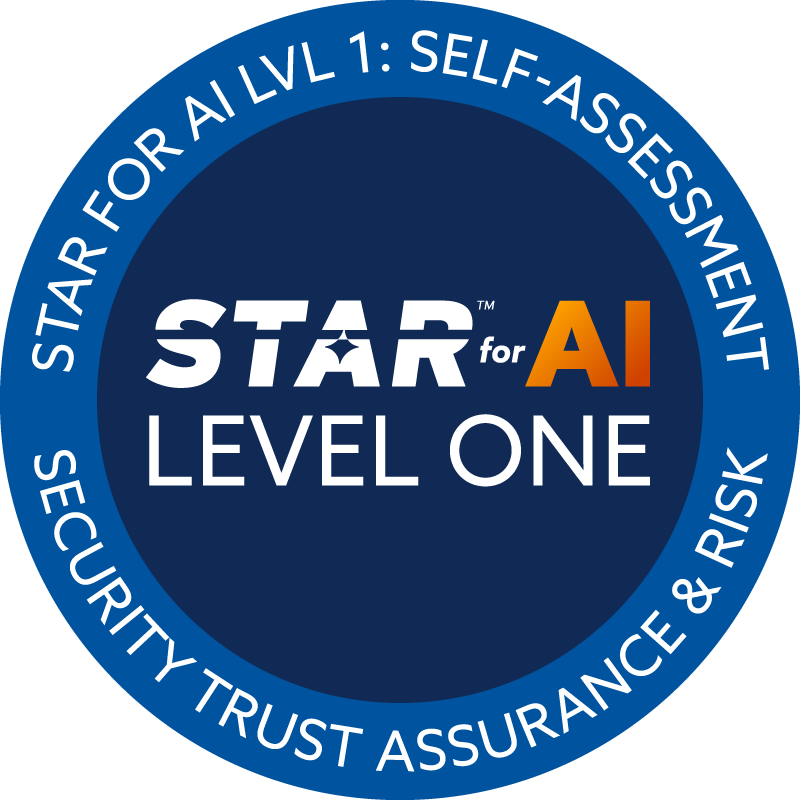 CSA STAR for AI Level 1 — Staffinity